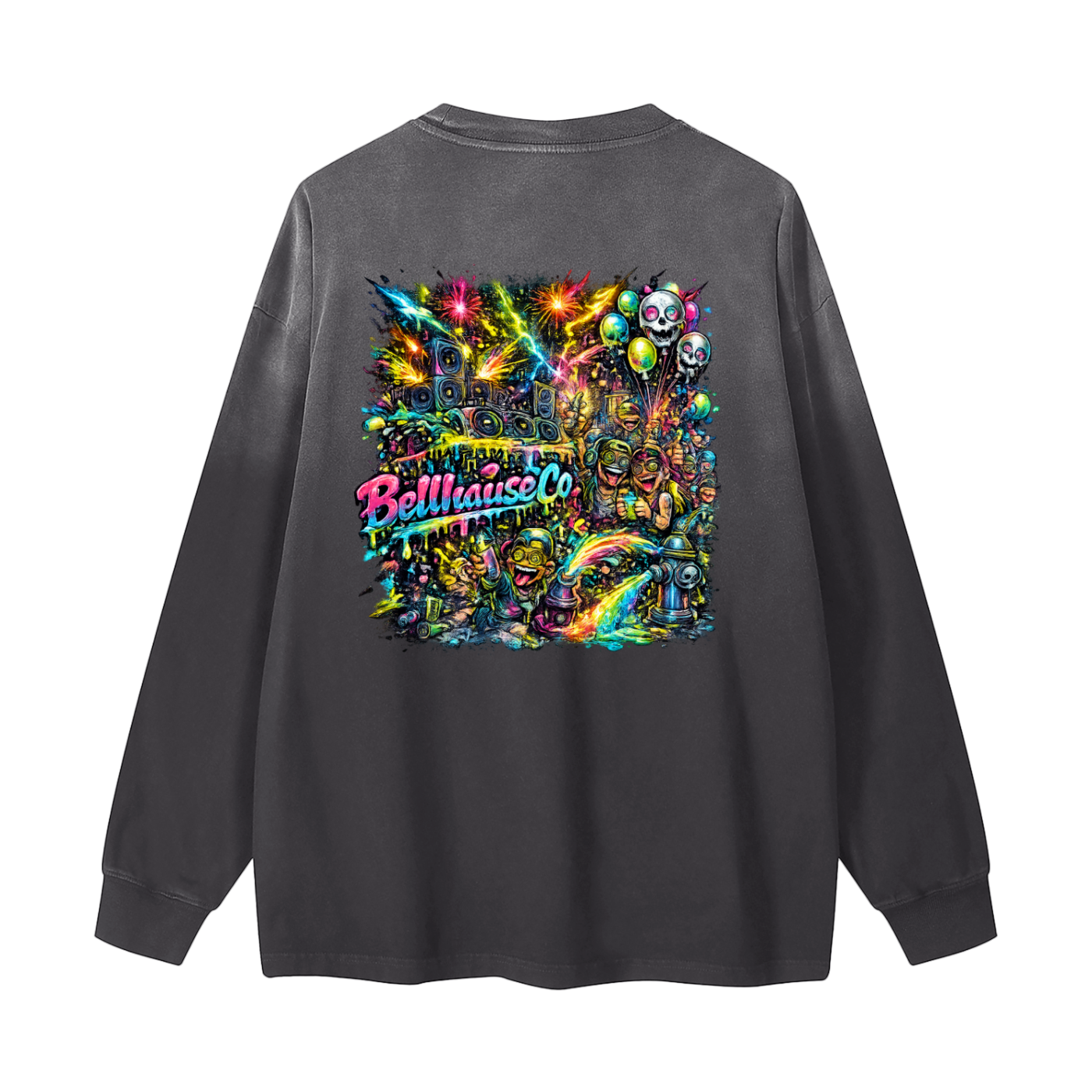Block Party Gradient Long Sleeve Tee