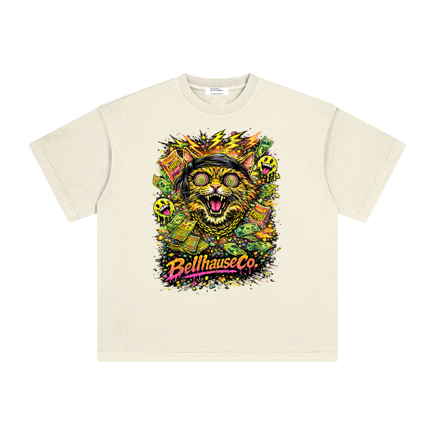 Bodega Cat Heavyweight Washed Tee
