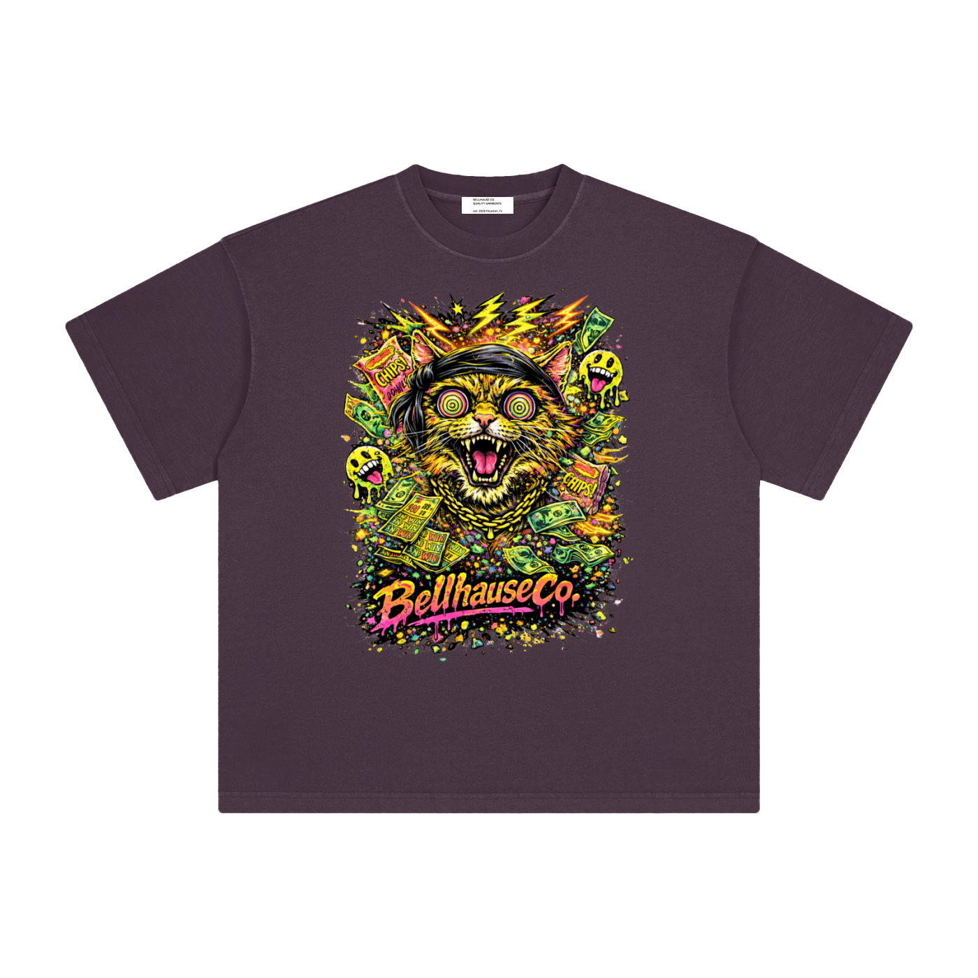 Bodega Cat Heavyweight Washed Tee