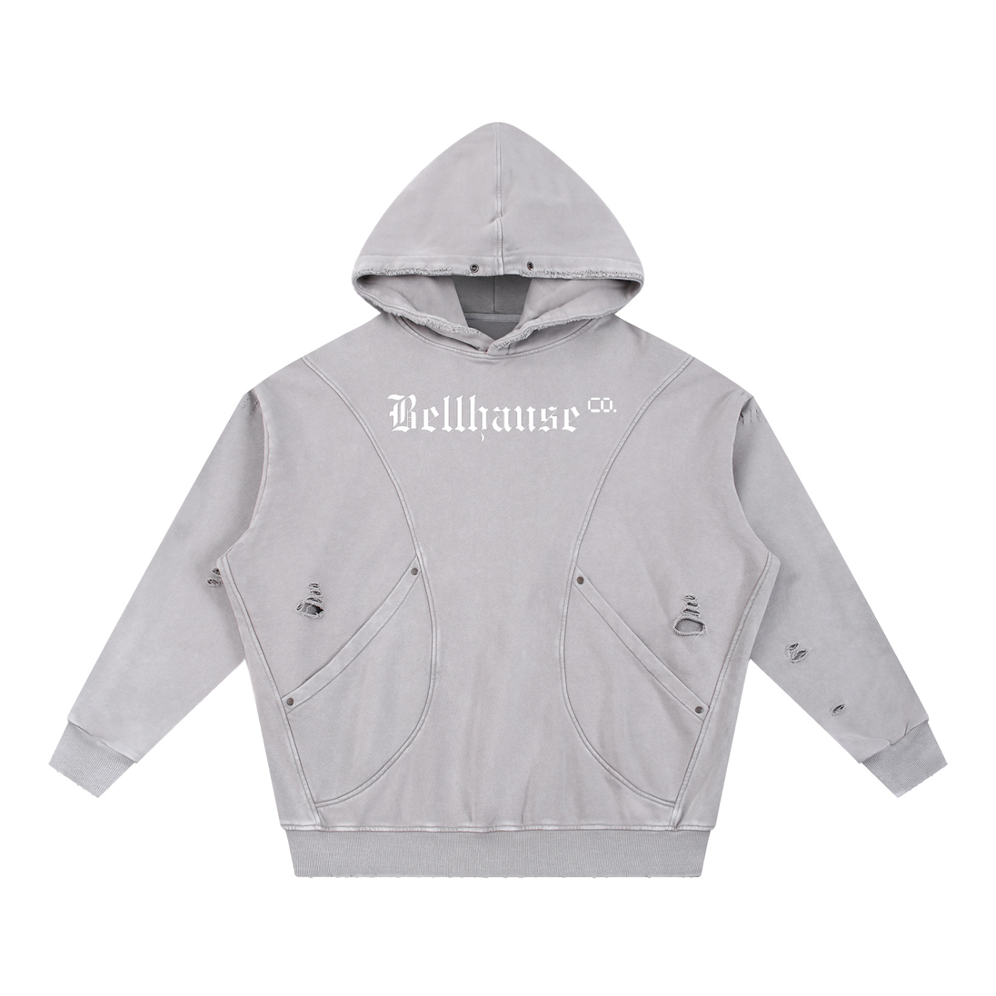 BellhauseCo. Distressed Hoodie
