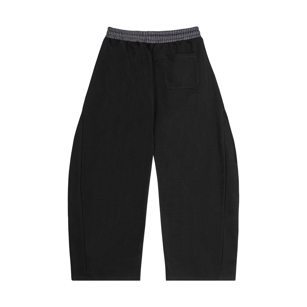 Chopped Visitor Plaid Waistband Barrel Sweats