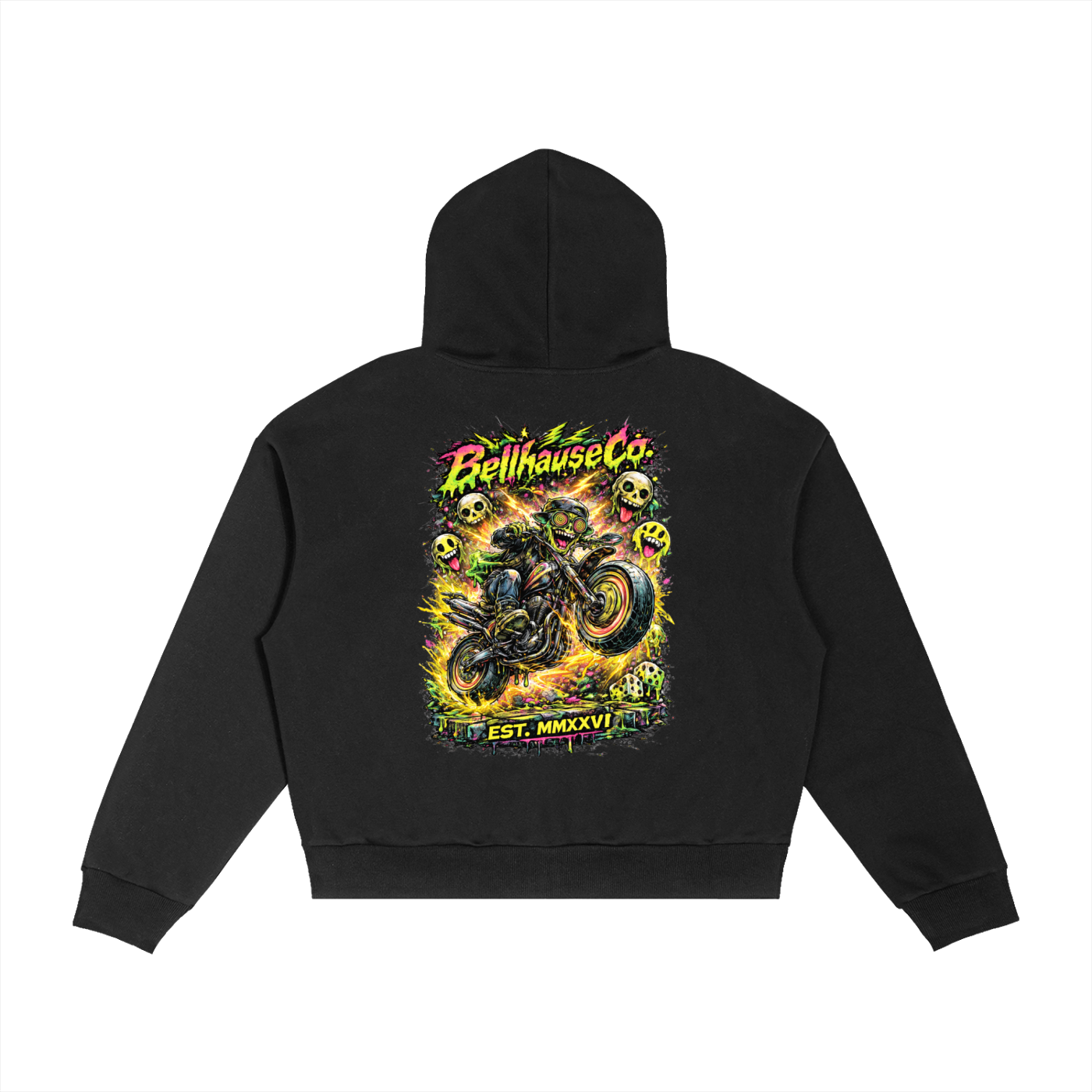 Chopped Visitor Contrast Plaid Hoodie