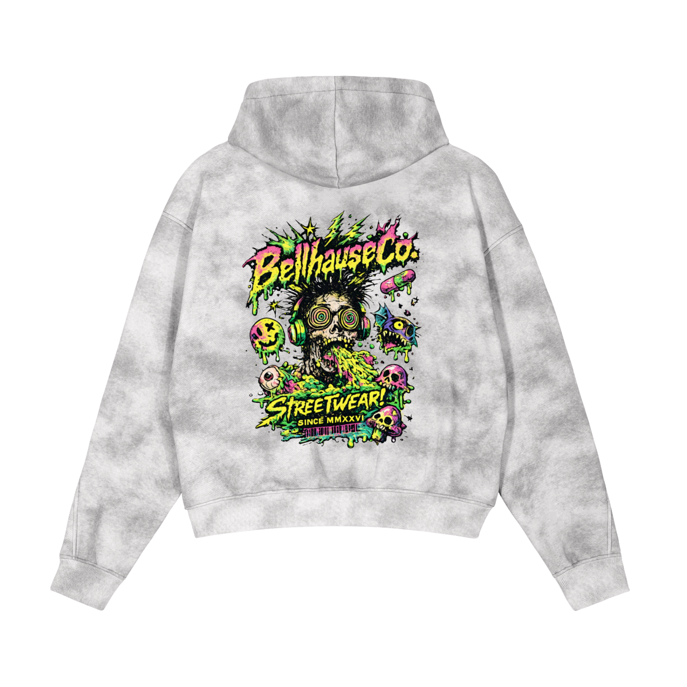 Hypnotic Raver Dirty Washed Zip Hoodie
