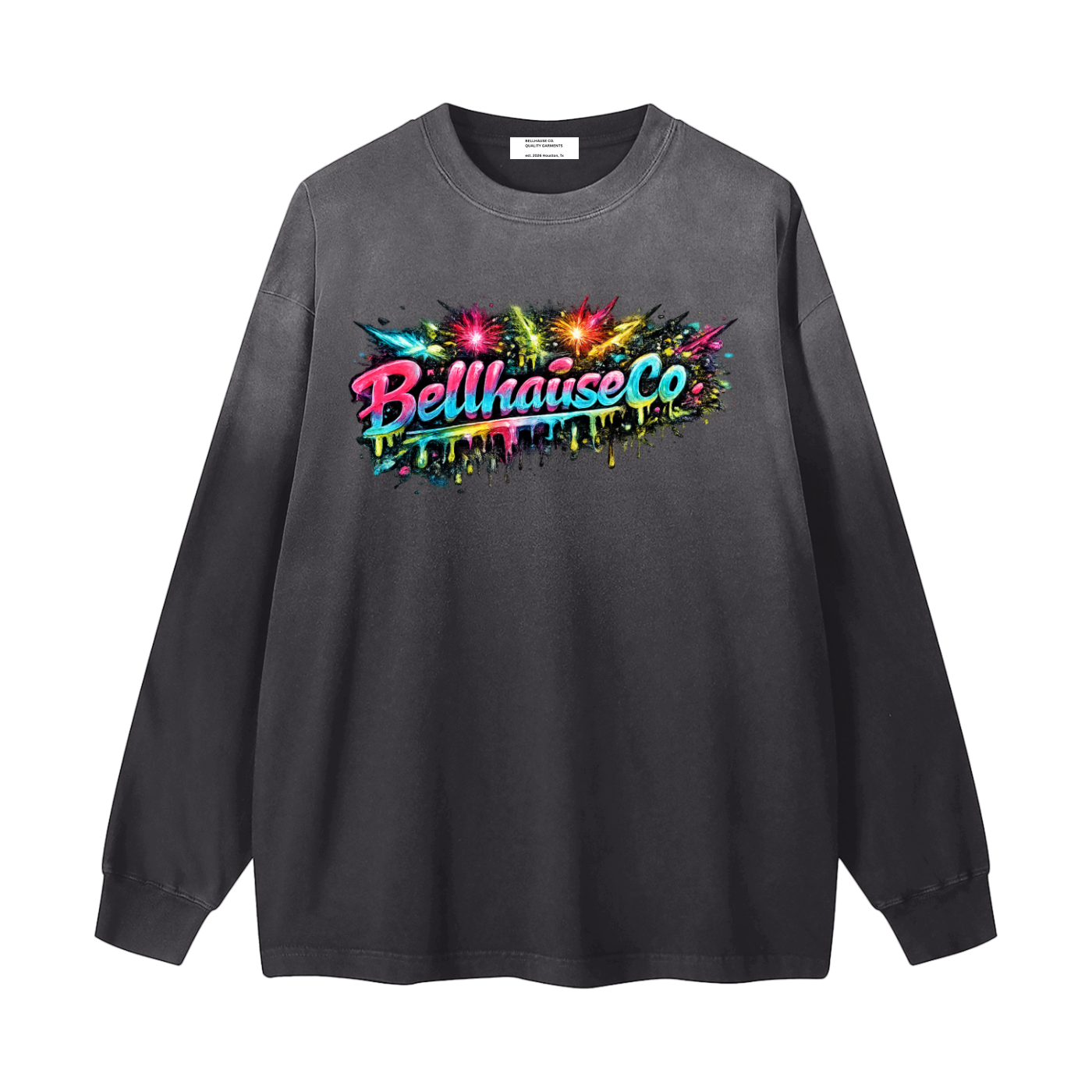 Block Party Gradient Long Sleeve Tee