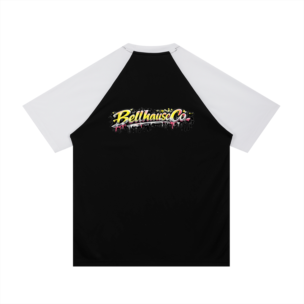 Lowrider Contrast Raglan Sleeve Mesh Tee