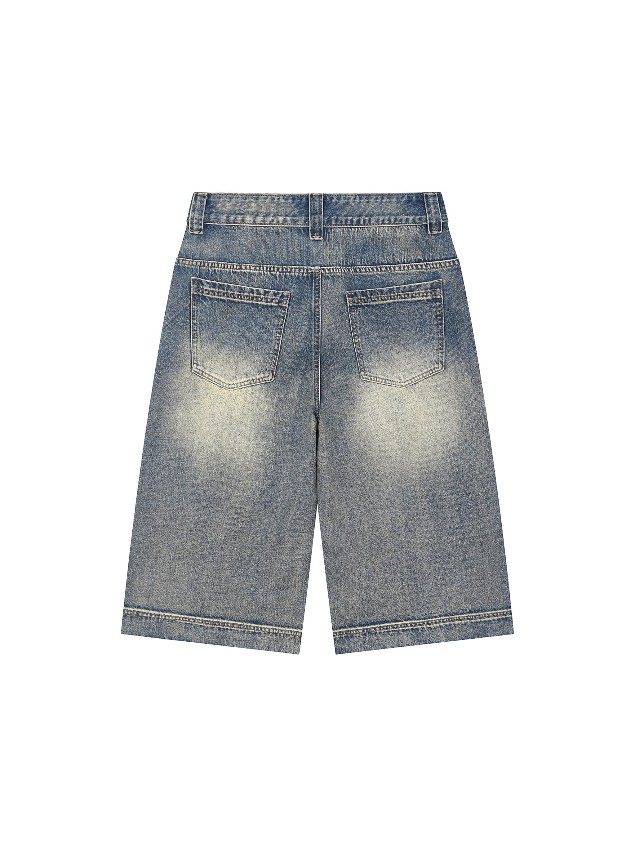 Bodega Cat Baggy Denim Shorts