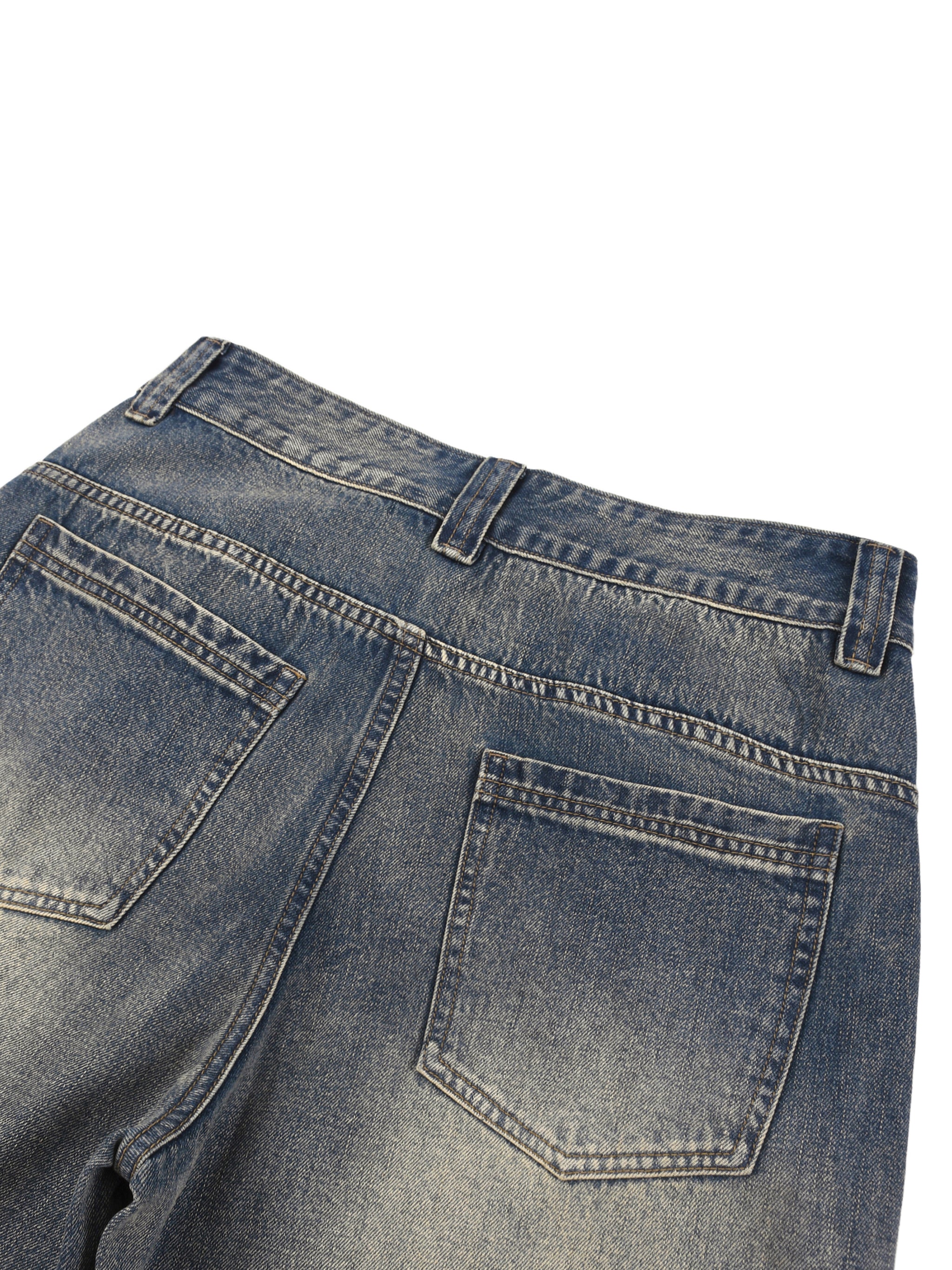 Bodega Cat Baggy Denim Shorts