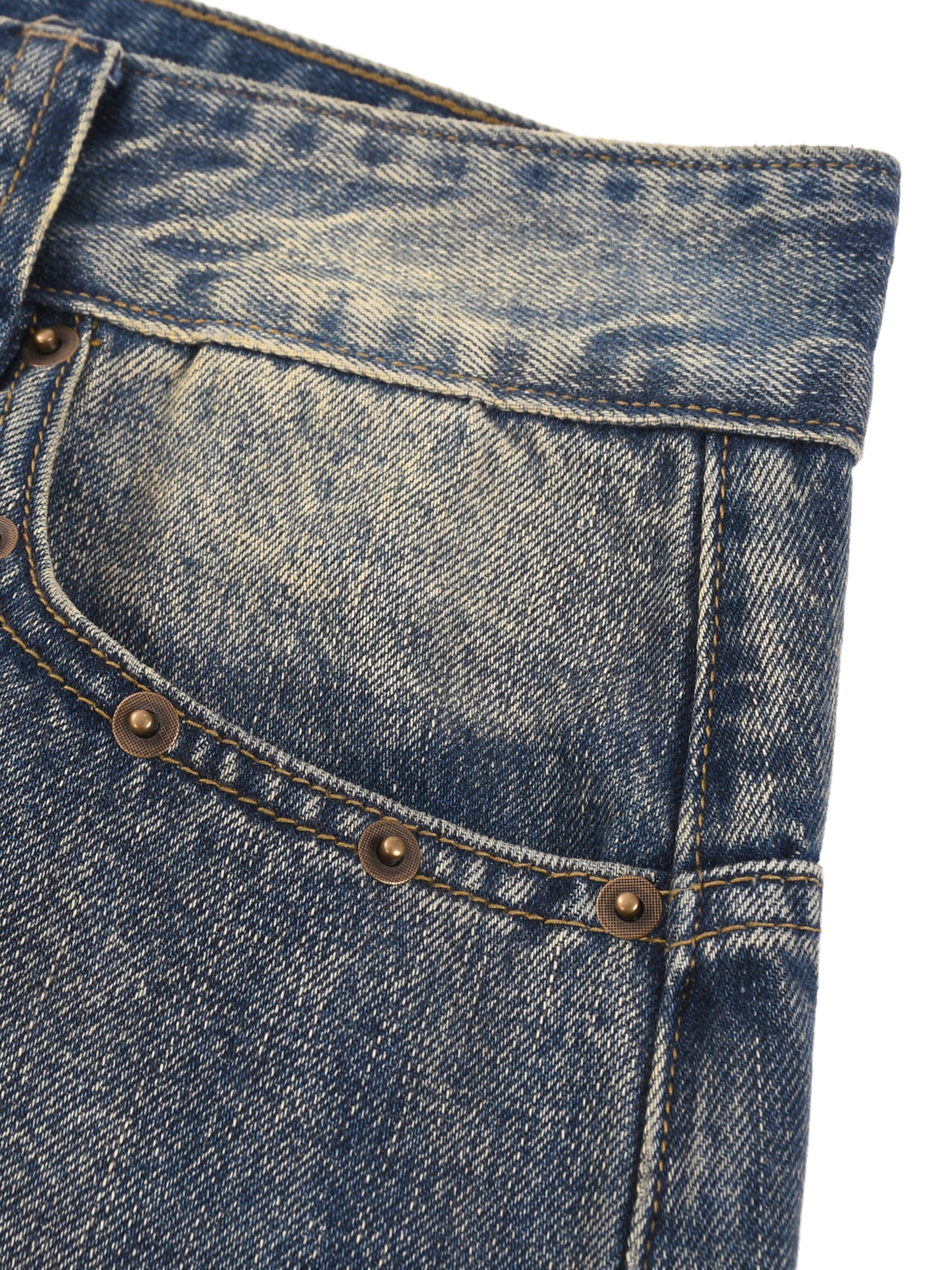 Bodega Cat Baggy Denim Shorts