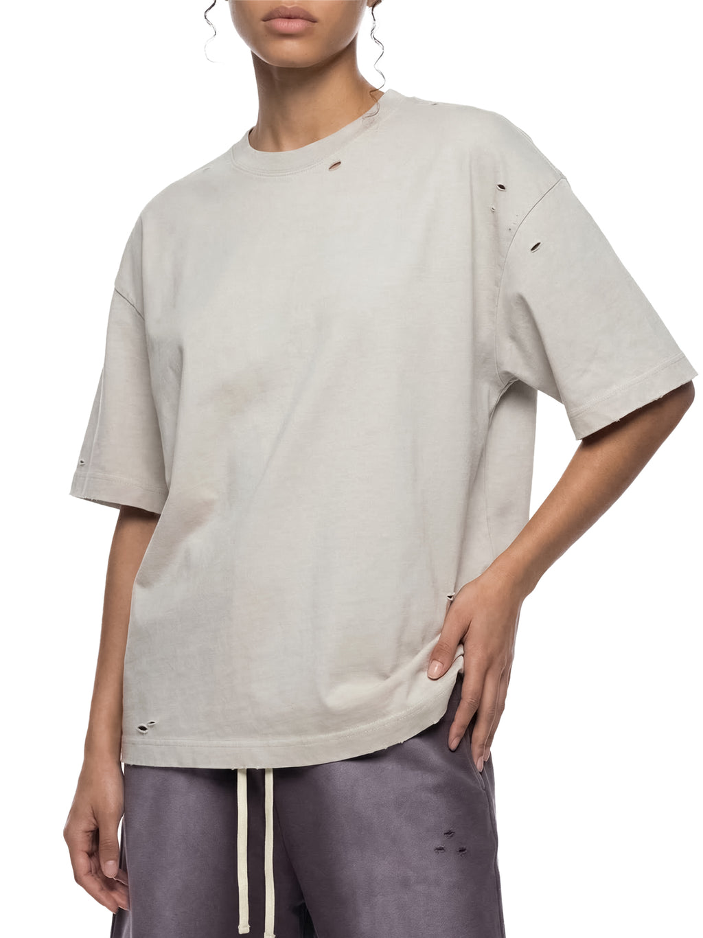 Distressed Chains Boxy Tee